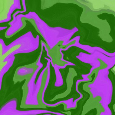 Yağlı boya çizgileri olan sıvı soyut arkaplan