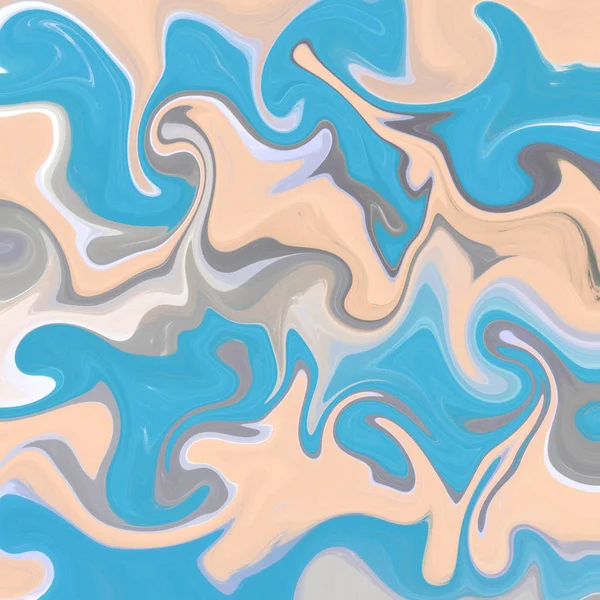 Liquid abstract background with oil painting streaks — Stock Photo, Image