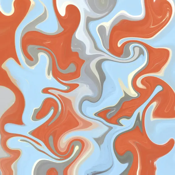 Liquid abstract background with oil painting streaks — Stock Photo, Image