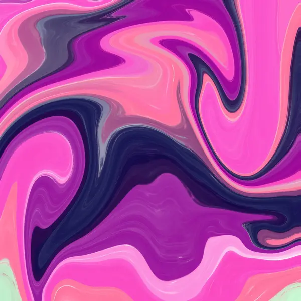 Liquid abstract background with oil painting streaks — Stock Photo, Image