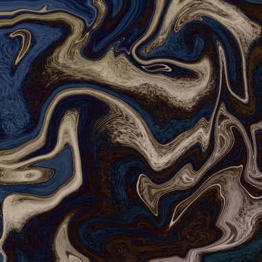 Yağlı boya çizgileri olan sıvı soyut arkaplan