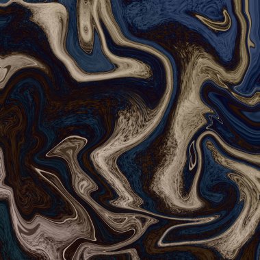 Yağlı boya çizgileri olan sıvı soyut arkaplan