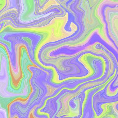 Yağlı boya çizgileri olan sıvı soyut arkaplan