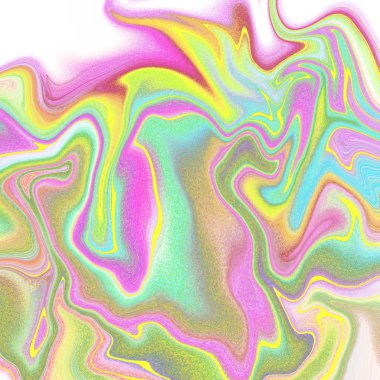 Yağlı boya çizgileri olan sıvı soyut arkaplan