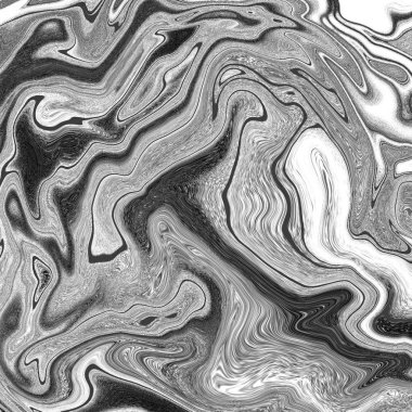 Yağlı boya çizgileri olan sıvı soyut arkaplan