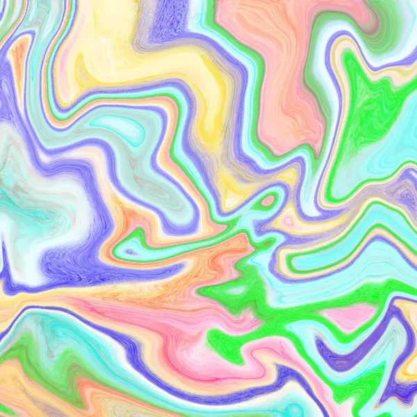 Liquid abstract background with oil painting streaks — Stock Photo, Image