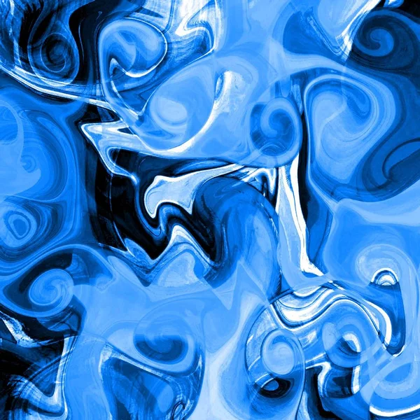 Liquid abstract background with oil painting streaks — Stock Photo, Image