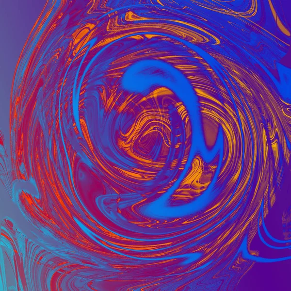 Płynne Abstrakcyjne Tło Smugami Malarstwa Olejnego — Zdjęcie stockowe