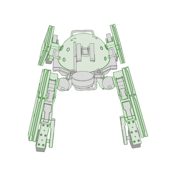 Ilustración vectorial. Mecha en fondo aislado. Para el diseño de camisetas, póster, pegatina . — Archivo Imágenes Vectoriales