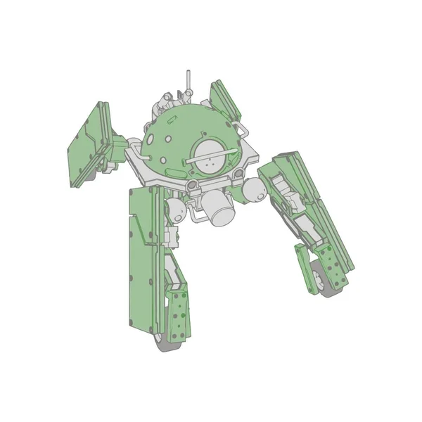 Ilustración vectorial. Mecha en fondo aislado. Para el diseño de camisetas, póster, pegatina . — Vector de stock