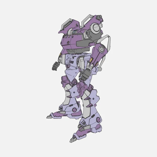 Ilustración vectorial. Mecha en fondo aislado. Para el diseño de camisetas, póster, pegatina . — Vector de stock