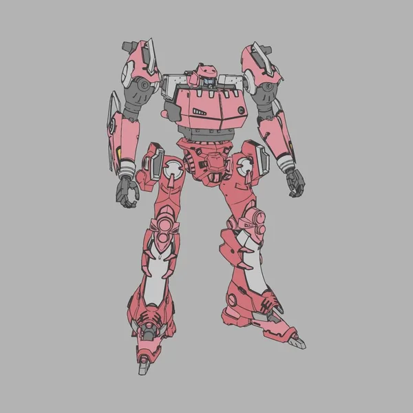 Ilustración vectorial. Mecha en fondo aislado. Para el diseño de camisetas, póster, pegatina . — Vector de stock