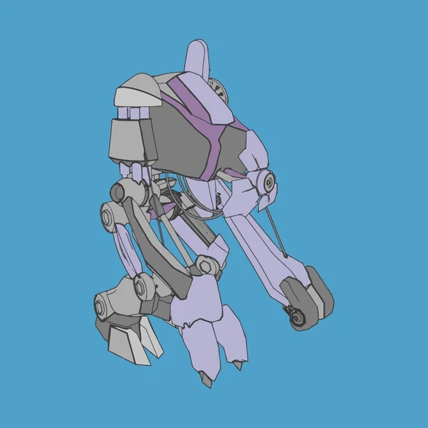 Ilustración vectorial. Mecha en fondo aislado. Para el diseño de camisetas, póster, pegatina . — Archivo Imágenes Vectoriales