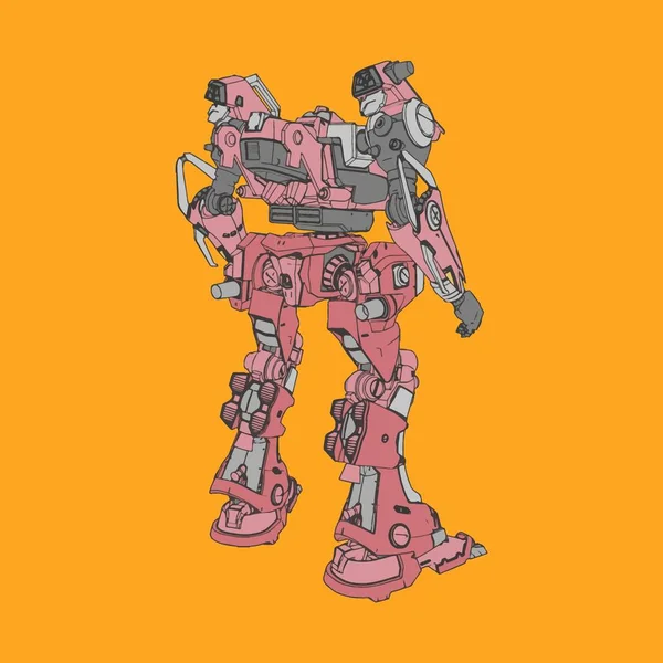 Ilustración vectorial. Mecha en fondo aislado. Para el diseño de camisetas, póster, pegatina . — Archivo Imágenes Vectoriales