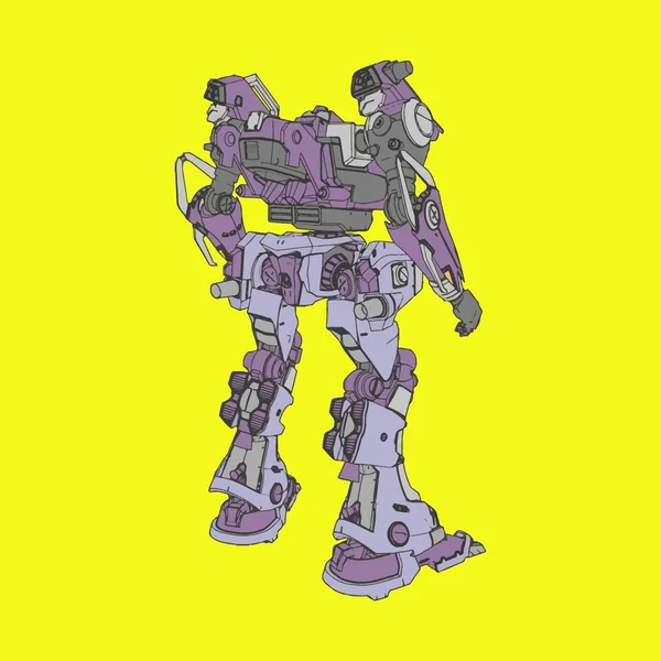 Ilustración vectorial. Mecha en fondo aislado. Para el diseño de camisetas, póster, pegatina . — Vector de stock