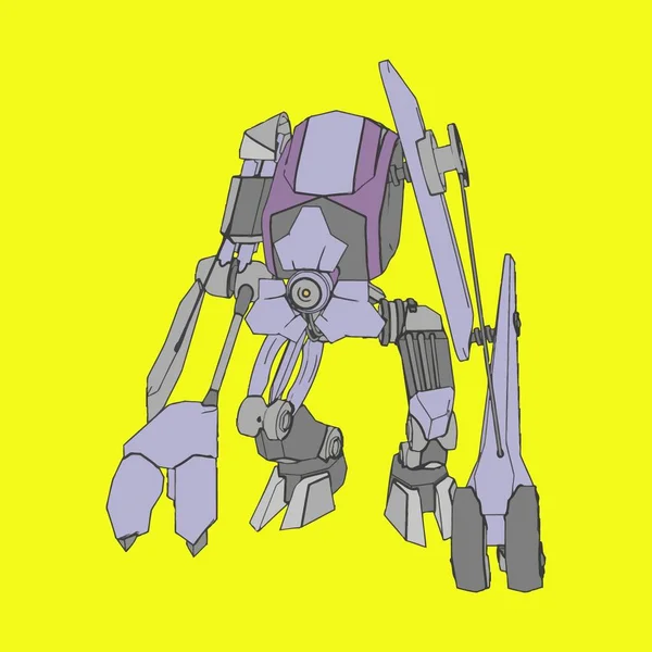 Ilustración vectorial. Mecha en fondo aislado. Para el diseño de camisetas, póster, pegatina . — Archivo Imágenes Vectoriales