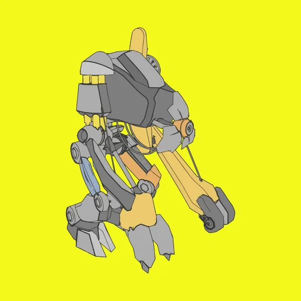 Ilustración vectorial. Mecha en fondo aislado. Para el diseño de camisetas, póster, pegatina . — Archivo Imágenes Vectoriales