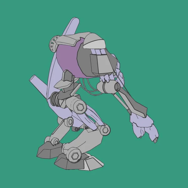 Ilustración vectorial. Mecha en fondo aislado. Para el diseño de camisetas, póster, pegatina . — Archivo Imágenes Vectoriales