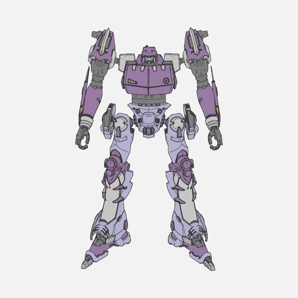 Ilustración vectorial. Mecha en fondo aislado. Para el diseño de camisetas, póster, pegatina . — Vector de stock