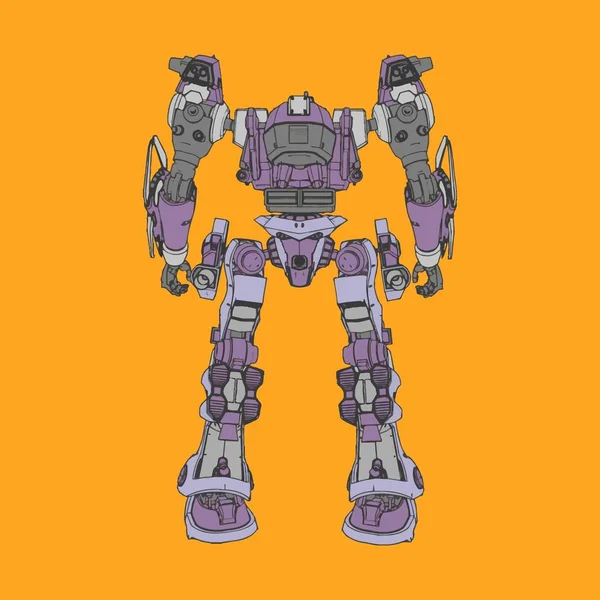 Ilustración vectorial. Mecha en fondo aislado. Para el diseño de camisetas, póster, pegatina . — Vector de stock