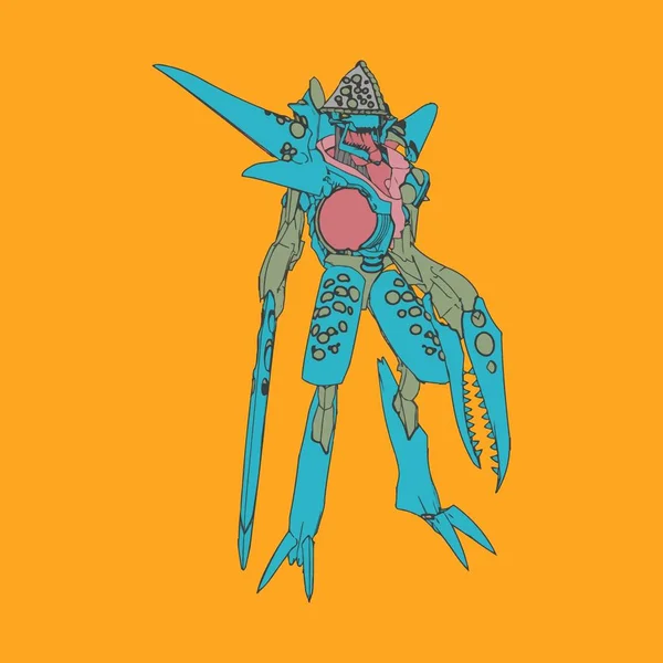 Ilustración vectorial. Mecha en fondo aislado. Para el diseño de camisetas, póster, pegatina . — Archivo Imágenes Vectoriales