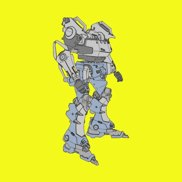 Ilustración vectorial. Mecha en fondo aislado. Para el diseño de camisetas, póster, pegatina . — Vector de stock