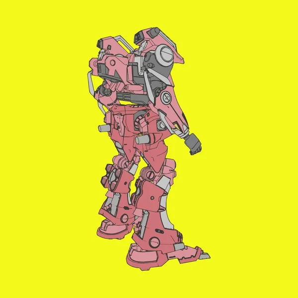 Ilustración vectorial. Mecha en fondo aislado. Para el diseño de camisetas, póster, pegatina . — Vector de stock