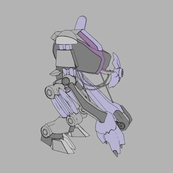 Ilustración vectorial. Mecha en fondo aislado. Para el diseño de camisetas, póster, pegatina . — Archivo Imágenes Vectoriales