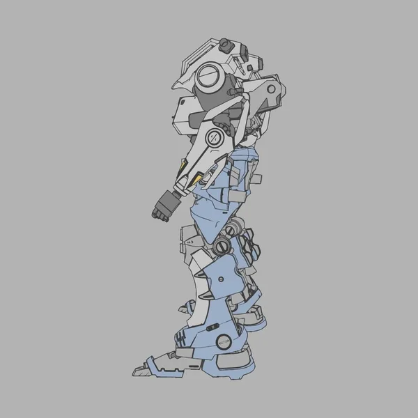 Ilustración vectorial. Mecha en fondo aislado. Para el diseño de camisetas, póster, pegatina . — Vector de stock