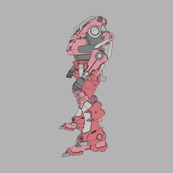 Ilustración vectorial. Mecha en fondo aislado. Para el diseño de camisetas, póster, pegatina . — Vector de stock