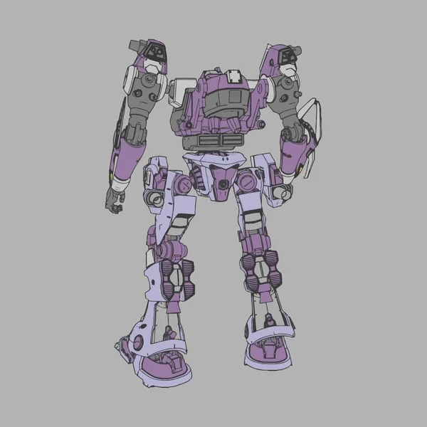 Ilustración vectorial. Mecha en fondo aislado. Para el diseño de camisetas, póster, pegatina . — Vector de stock