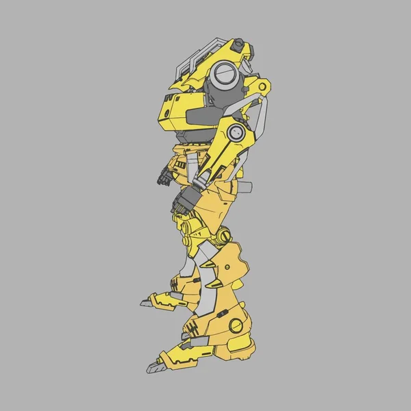 Ilustración vectorial. Mecha en fondo aislado. Para el diseño de camisetas, póster, pegatina . — Vector de stock