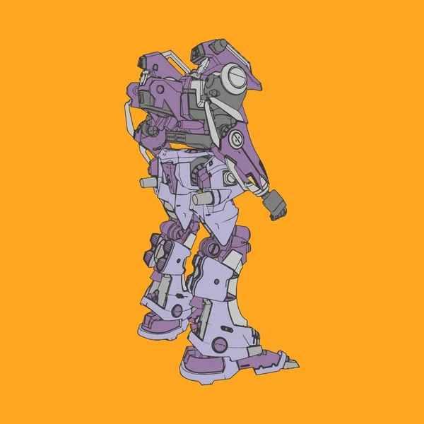 Ilustración vectorial. Mecha en fondo aislado. Para el diseño de camisetas, póster, pegatina . — Vector de stock