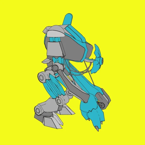 Ilustración vectorial. Mecha en fondo aislado. Para el diseño de camisetas, póster, pegatina . — Vector de stock