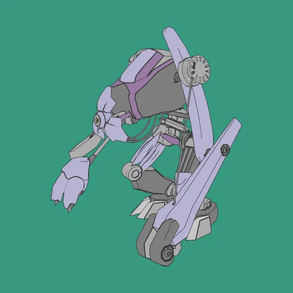 Ilustración vectorial. Mecha en fondo aislado. Para el diseño de camisetas, póster, pegatina . — Archivo Imágenes Vectoriales