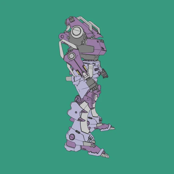 Ilustración vectorial. Mecha en fondo aislado. Para el diseño de camisetas, póster, pegatina . — Vector de stock