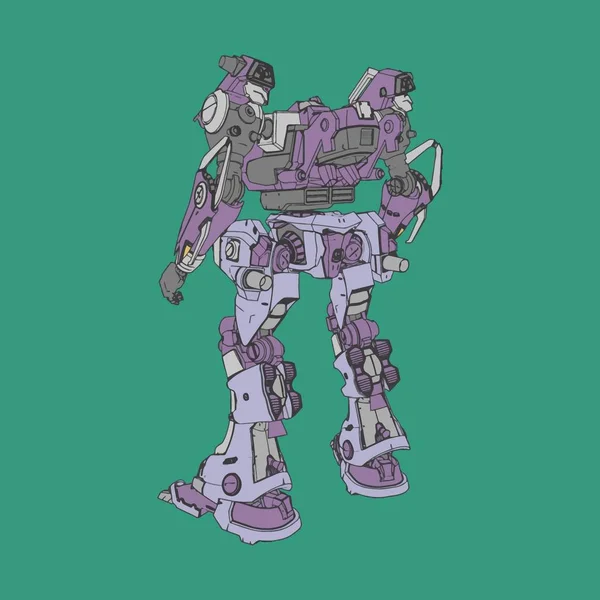 Ilustración vectorial. Mecha en fondo aislado. Para el diseño de camisetas, póster, pegatina . — Vector de stock