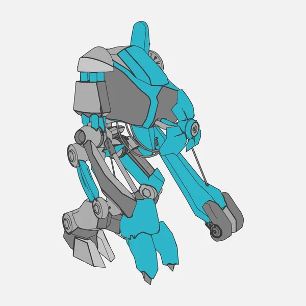 Ilustración vectorial. Mecha en fondo aislado. Para el diseño de camisetas, póster, pegatina . — Archivo Imágenes Vectoriales