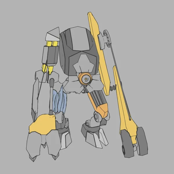 Ilustración vectorial. Mecha en fondo aislado. Para el diseño de camisetas, póster, pegatina . — Vector de stock