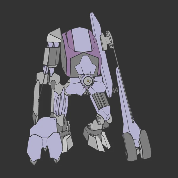 Ilustración vectorial. Mecha en fondo aislado. Para el diseño de camisetas, póster, pegatina . — Archivo Imágenes Vectoriales