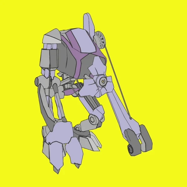 Ilustración vectorial. Mecha en fondo aislado. Para el diseño de camisetas, póster, pegatina . — Archivo Imágenes Vectoriales