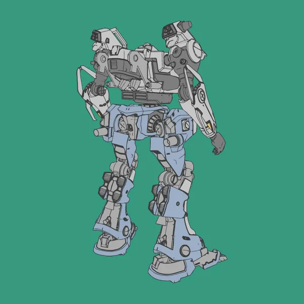 Ilustración vectorial. Mecha en fondo aislado. Para el diseño de camisetas, póster, pegatina . — Vector de stock