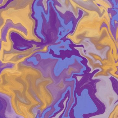 Yağlı boya çizgileri olan sıvı soyut arkaplan