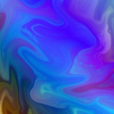 Yağlı boya çizgileri olan sıvı soyut arkaplan