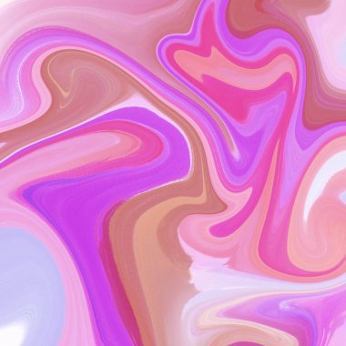 Yağlı boya çizgileri olan sıvı soyut arkaplan