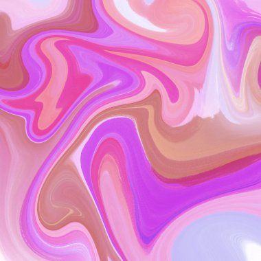 Yağlı boya çizgileri olan sıvı soyut arkaplan