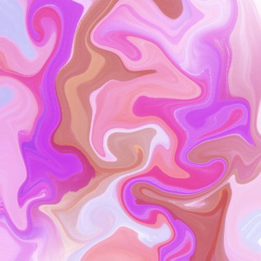 Yağlı boya çizgileri olan sıvı soyut arkaplan