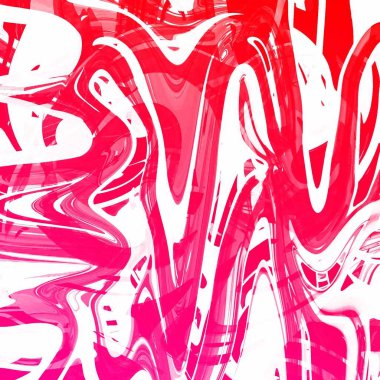 Yağlı boya çizgileri olan sıvı soyut arkaplan