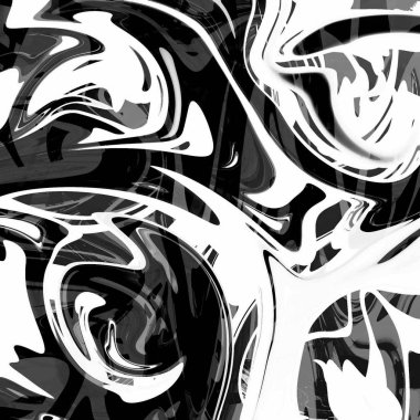 Yağlı boya çizgileri olan sıvı soyut arkaplan