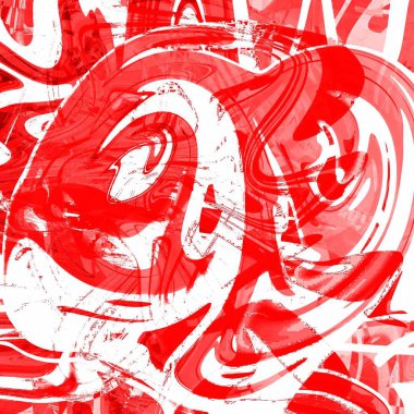 Yağlı boya çizgileri olan sıvı soyut arkaplan